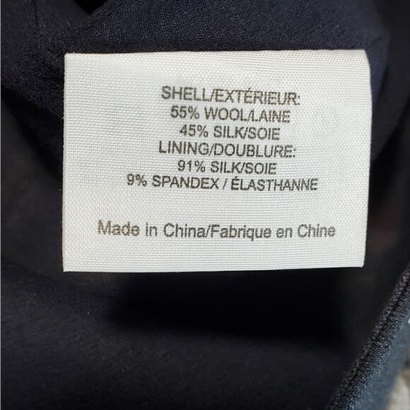 Tory Burch Black & Red Floral Silk & Wool Top - Picture 5 of 5